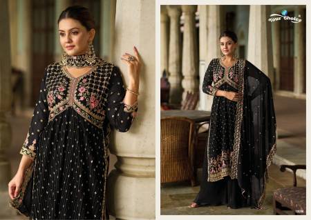 Nasha By Your Choice Alia Cut Free Size Readymade Suits
